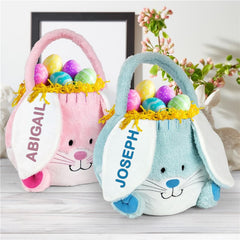 Embroidered Easter Bunny Basket