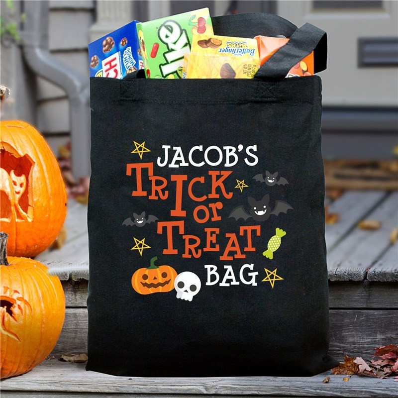 Personalized Trick Or Treat Bag