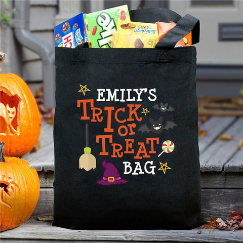 Trick Or Treat Personalized Bag