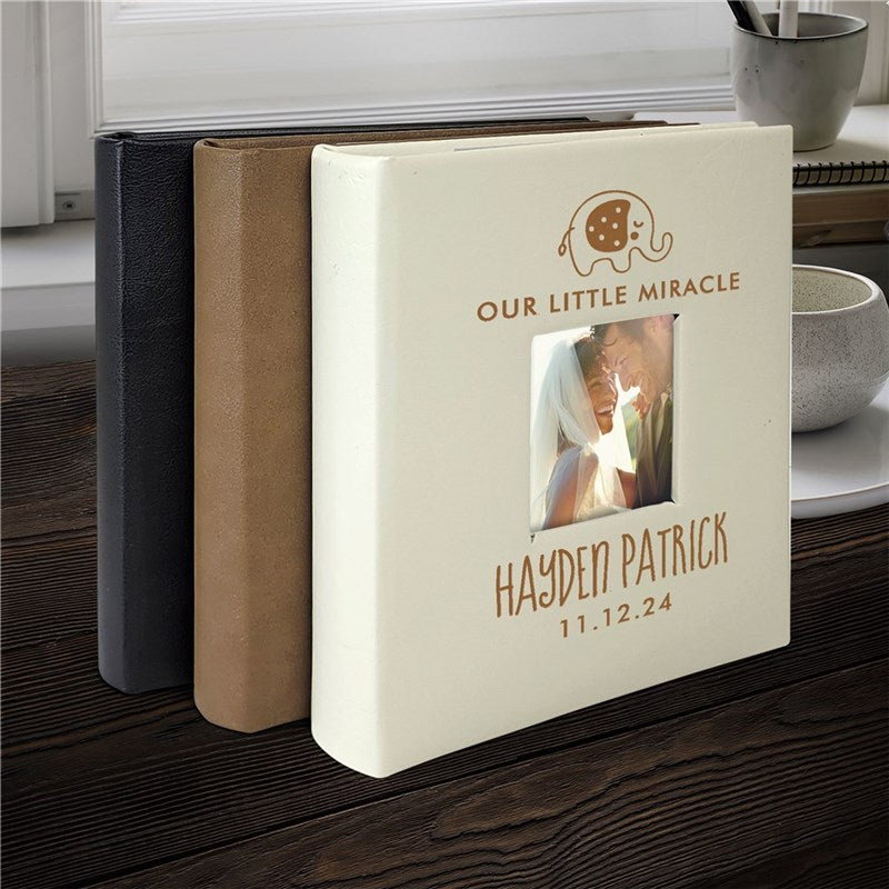 Little Miracle Engraved Baby Photo Album