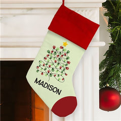 Personalized Paws Tree Stocking