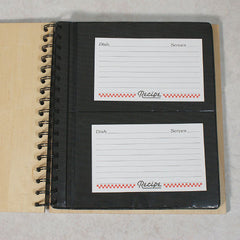 Happily Ever After Recipe Engraved Wood Recipe Album