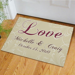 Love Personalized Doormat