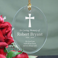 In Loving Memory Glass Ornament