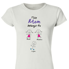 Stick Figure Fitted T-Shirt- 5 colors