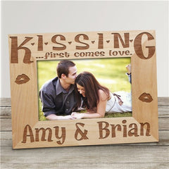 K.I.S.S.I.N.G Personalized Photo Frame