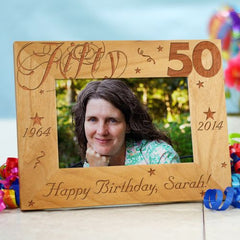 50th Birthday Frame