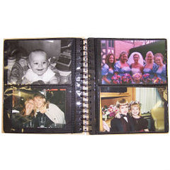Couple's Names Wood Photo Album
