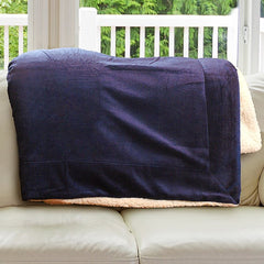 Personalized Graduation Sherpa Blanket