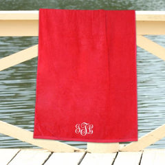 Embroidered Monogram Towel (5 colors)