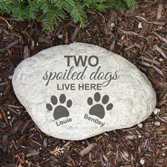 Spoiled Dog Garden Stone