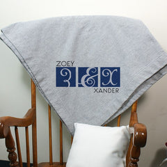 Personalized Couple's Sweatshirt Blanket