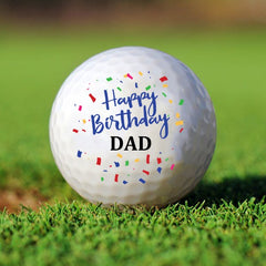 Personalized Birthday Golf Ball Set