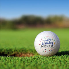 Personalized Birthday Golf Ball Set