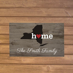 Custom Home State Doormat