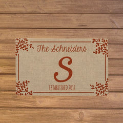 Family Name & Initial Doormat