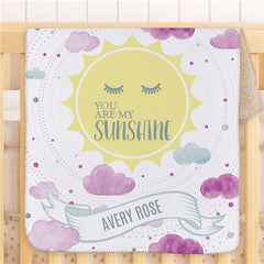 Personalized Sunshine Baby Blanket