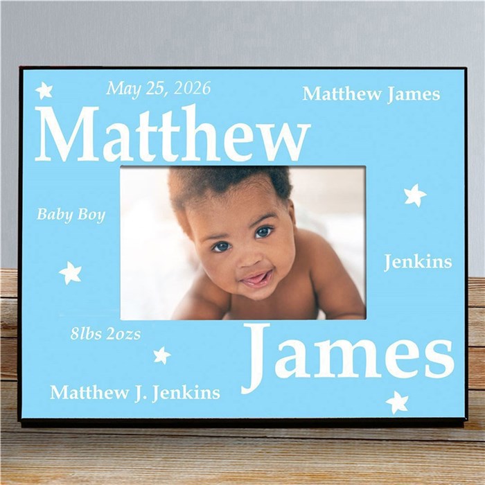 New Baby Boy Picture Frame