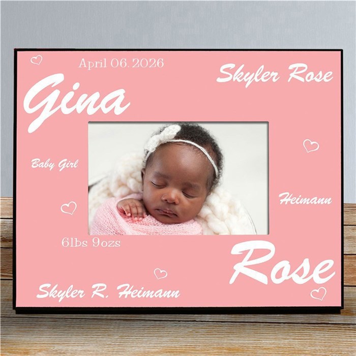 New Baby Girl Picture Frame