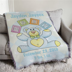 Teddy Bear Tapestry Throw