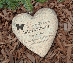 In Loving Memory Butterfly Garden Stone