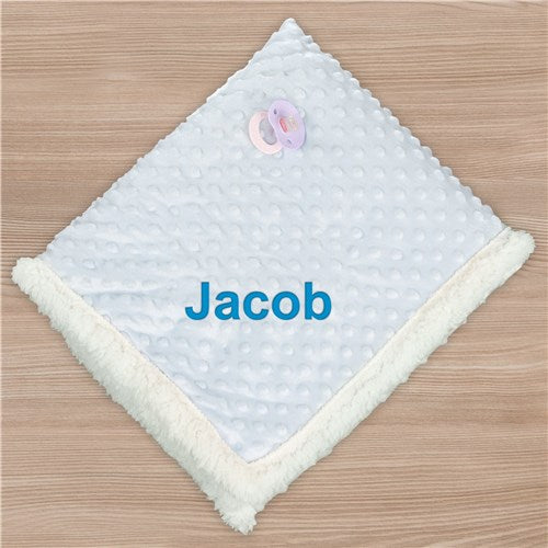 Personalized Baby Sherpa Blanket