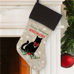 Personalized Pet Silhouette Stocking