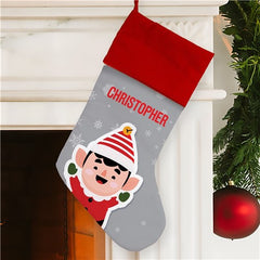 Personalized Elf Stocking