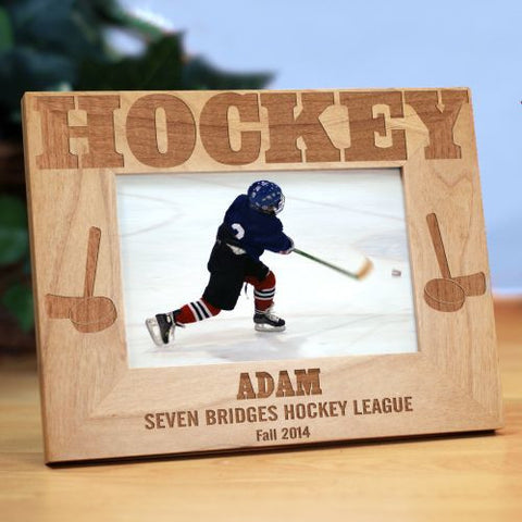 Hockey Wood Picture Frame