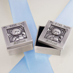 Baby's First Curl and Tooth Silver Box Set