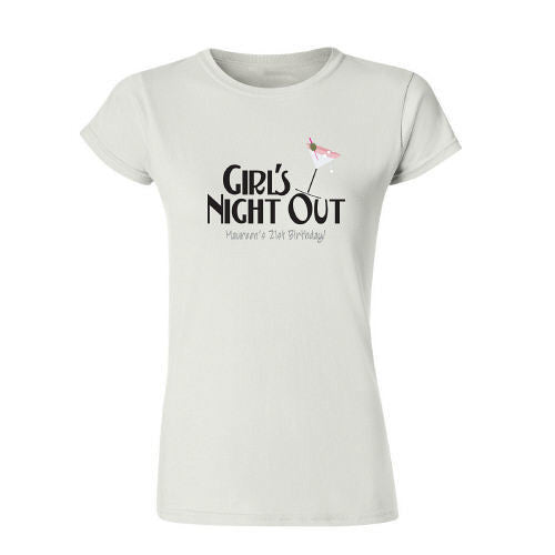 Girls Night Out Fitted T-Shirt- 5 colors