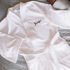 Embroidered Bathrobe