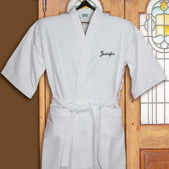 Embroidered Bathrobe