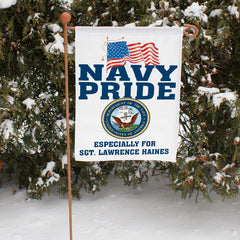 Custom Military Pride Garden Flag
