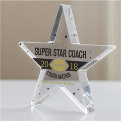 Super Star Coach Acrylic Star