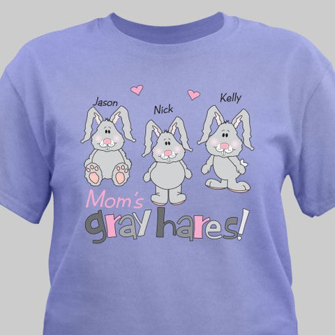 Gray Hares Personalized T-Shirt (more colors)