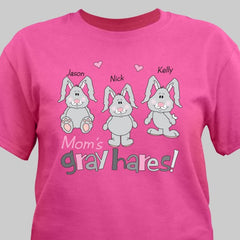 Gray Hares Personalized T-Shirt (more colors)