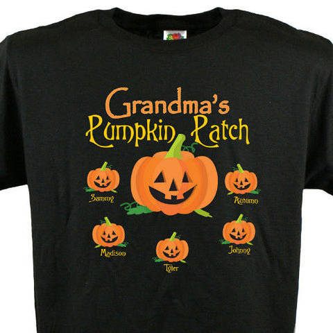 Personalized Pumpkin Patch T-Shirt- Adult
