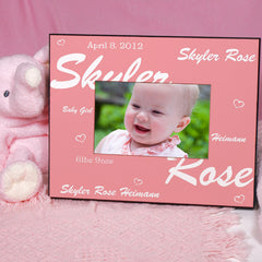 New Baby Girl Picture Frame