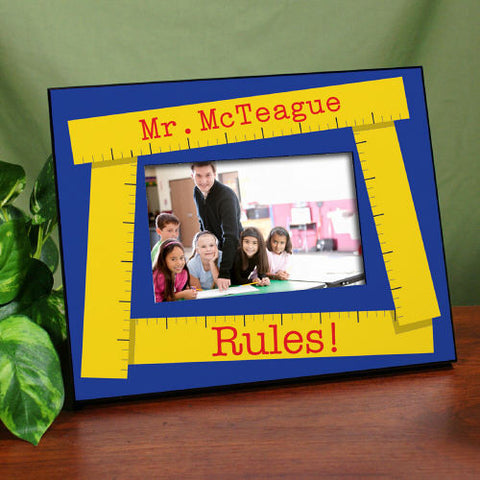 Teacher Rules Printed Frame
