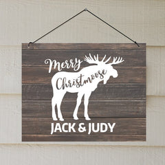 Personalized Moose Sign