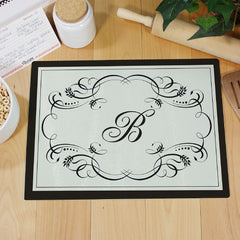 Monogram Glass Cutting Board