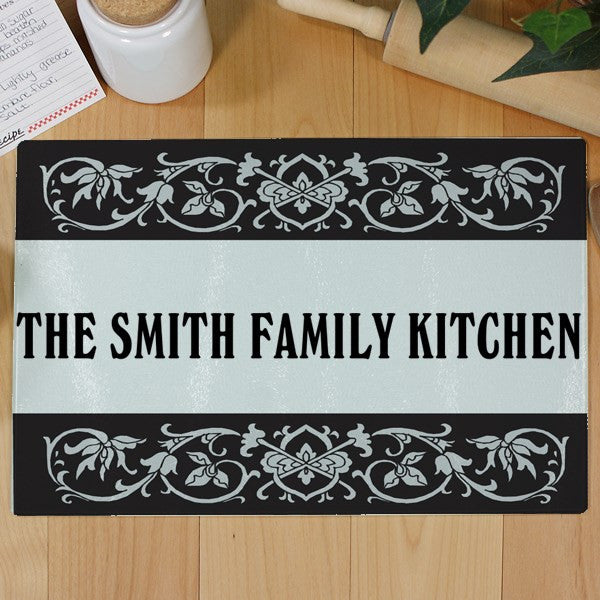 Personalized Glass Cutting Board