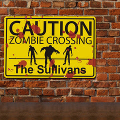 Zombie Crossing Sign