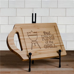 King of the Grill Carving Board with Juice Well
