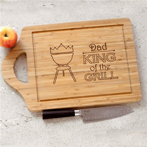 King of the Grill Carving Board with Juice Well