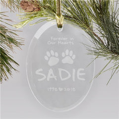 Personalized Pet Memorial Ornament