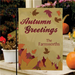 Autumn Greetings Garden Flag