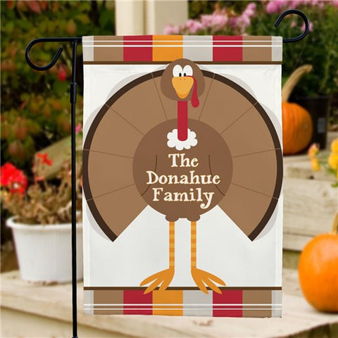 Welcome Turkey Personalized Garden Flag