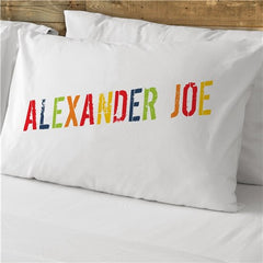 Colorful Name Pillowcase (boy or girl designs)